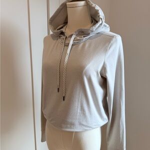 Vuori Cream Hooded Pullover Sweatshirt